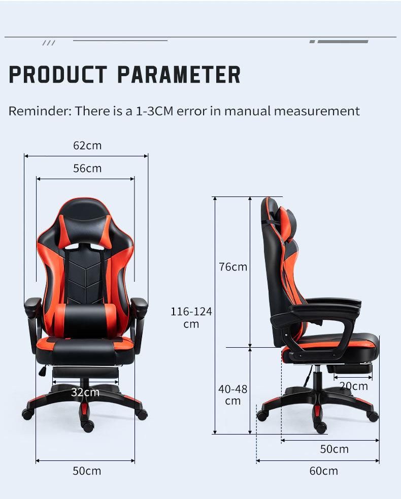 Wholesale Computer Gaming Office PC Gamer Racing Style Ergonomic Comfortable Leather Gaming Racing Games Chair