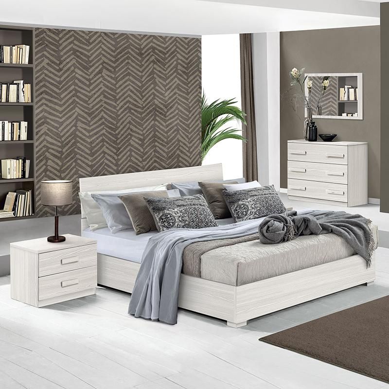 Modern Bedroom Furniture Wooden Melamine Bedroom Set