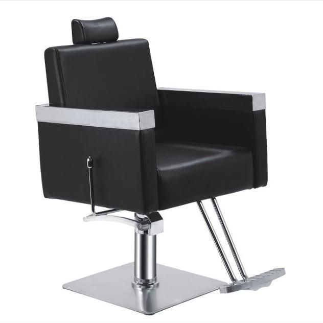 Hl-1185 Salon Barber Chair for Man or Woman with Stainless Steel Armrest and Aluminum Pedal