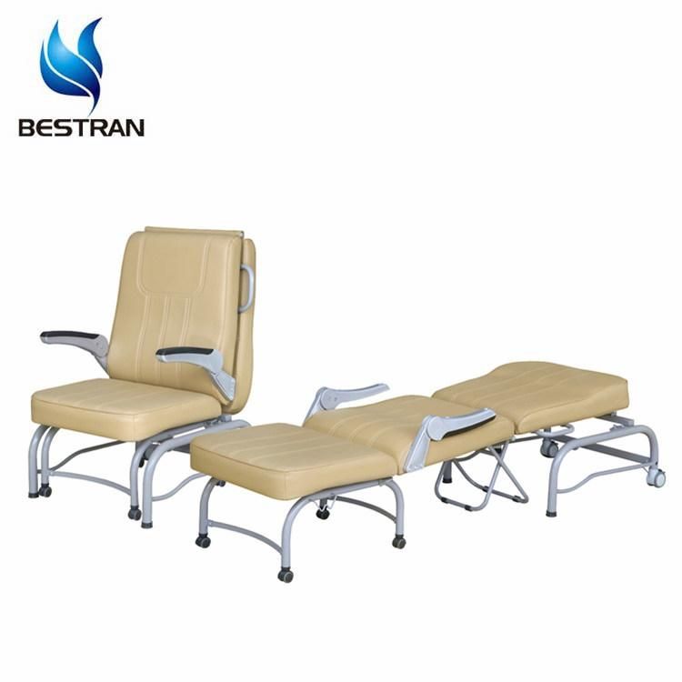 Bt-Cn005 Hospital Clinic Furniture Patient Room Accompany Chair Bed