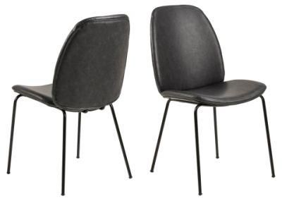 High Quality Modern Metal Legs Dining Chair Velvet Leather Dining Chair Modern