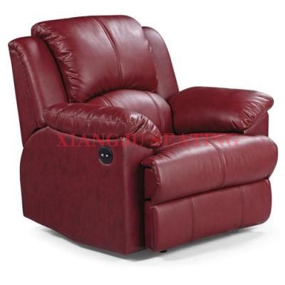 Leather Cover Luxury Recliner Chair Movie Home Theater Sofa