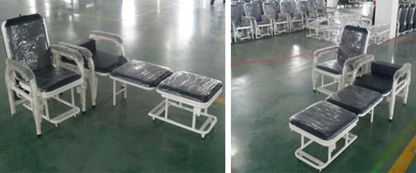 Factory Direct Price China Foldable Hospital Accompaniers Waiting Chair