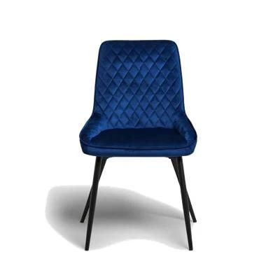 Modern Style Home Hotel Velvet Garden Furniture Upholstered Leather Dining Chair