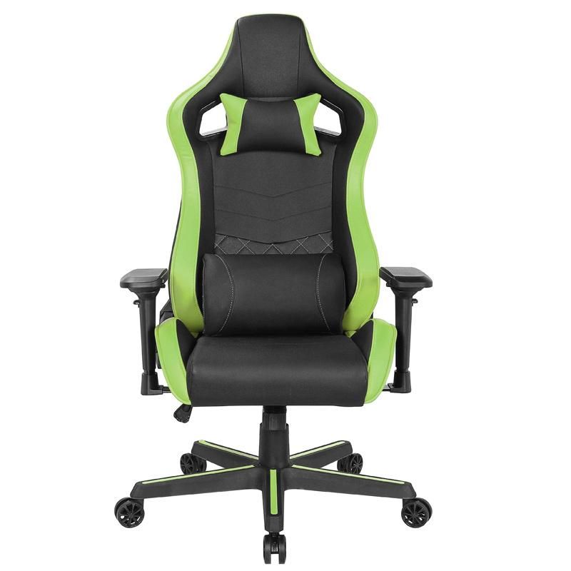 Ergonomic Design Game Chair Gaming Genuine with Headrest and Lumbar