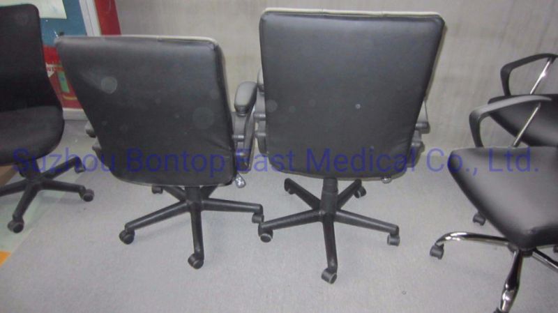 Middle Back Comfortable Office Swivel PU Leather Chair