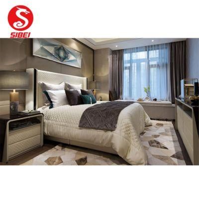 Italy Fashion Style Modern Furniture New Hot Sale Bedroom Furniture Sofa Bed Double King Bed