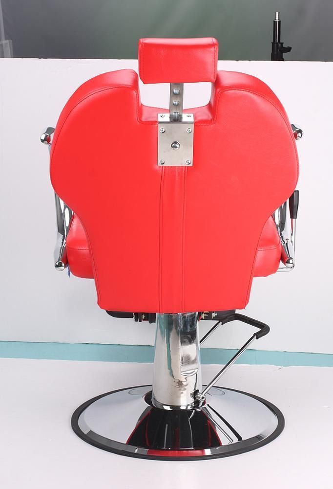 Hl-1162 Salon Barber Chair for Man or Woman with Stainless Steel Armrest and Aluminum Pedal