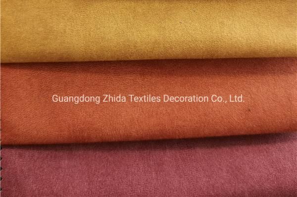 Textile Faux Leather Microsuede Cover for Sofa Furniture Fabric