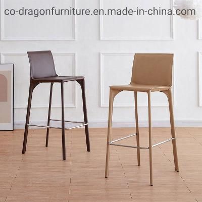 Modern High Bar Chair with Leather for Living Room Furniture