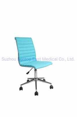 Cheap PU Leather Office Swivel Chair with Chromed Base