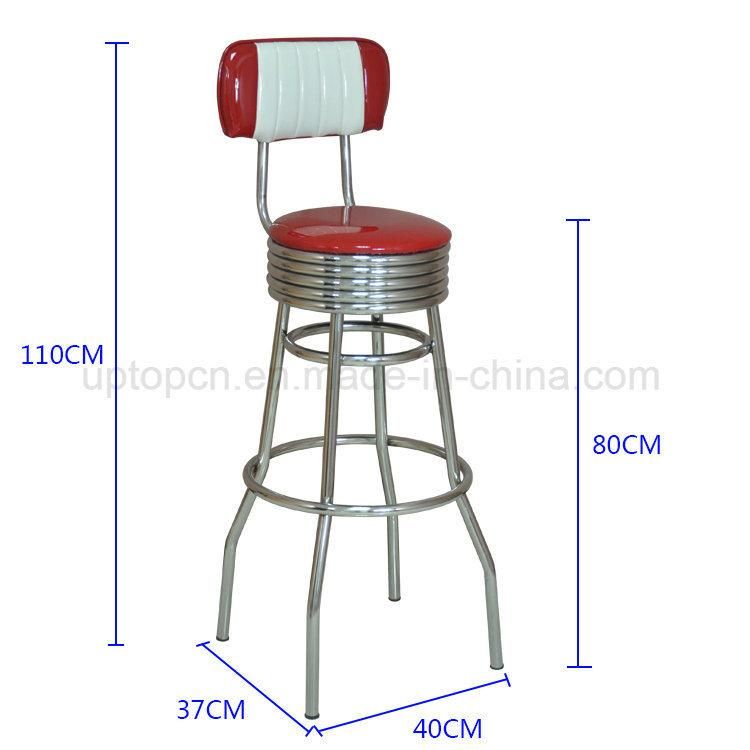 Wholesale High Chair Bar Stools with Double Color Upholstery (SP-BS423)