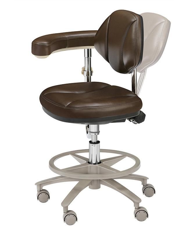 Real Leather Dentist Stool for Doctor Chair