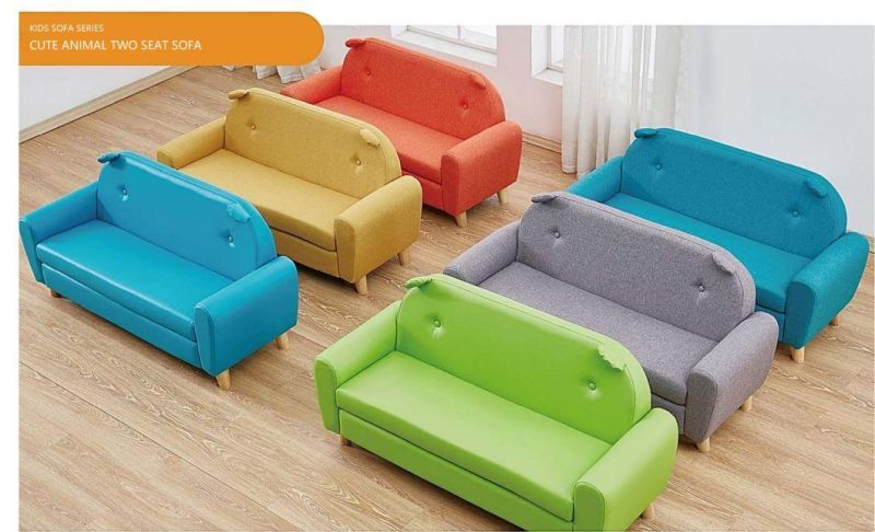 Leather Single Seat Sofa, Cartoon Decoration Sofa, Children Chair Sofa, Kindergarten Furniture Sofa, Single Seat Sofa