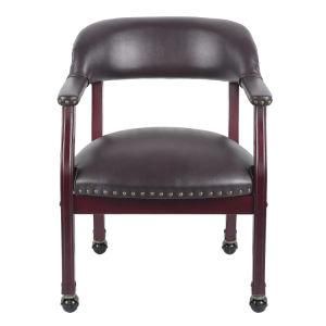Traditional Dining Chair for Home with Leather Upholstered