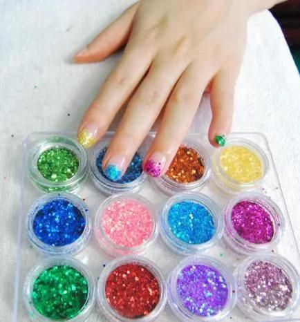 Non-Toxic Chunky Glitter Flake for Make up/Nail Art