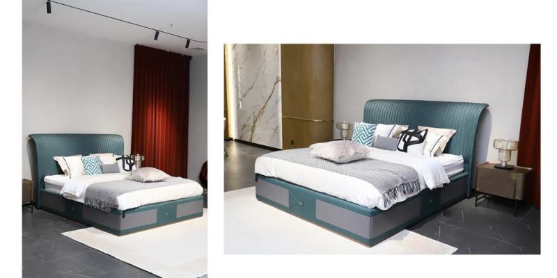 Modern Wholesale King Size High-End Bed Bedroom Home Furniture Wholesale Furniture Gc2205