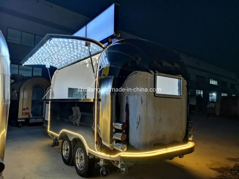 2020 Germany Popular Street Fast Food Cart Crepe Food Cart with Snack Mobile Kitchen