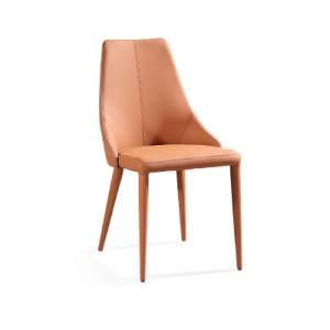 Wholesale Simple Modern Wooden Dining Chair with Synthetic Leather (A-077)