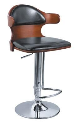 New Design Wooden and Leather Leisure Bar Chair (SZ-BCP97)