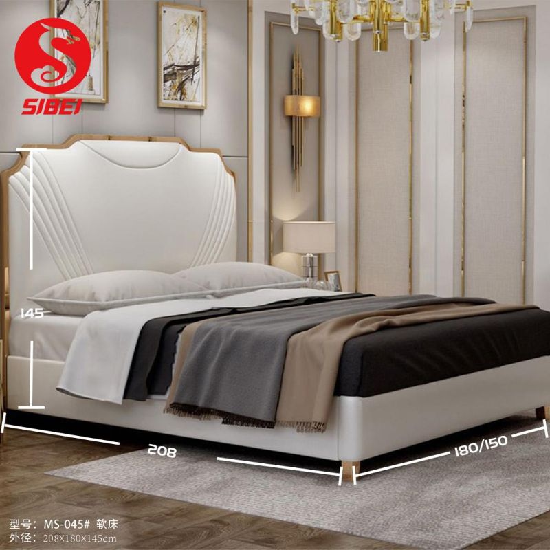 Luxury Custom Wholesale Soft King Size Beds Frame Home Furniture Manufacturer