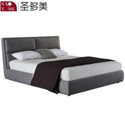Modern Leather Home Bedroom Hotel Furniture Sofa 180m Double King Bed