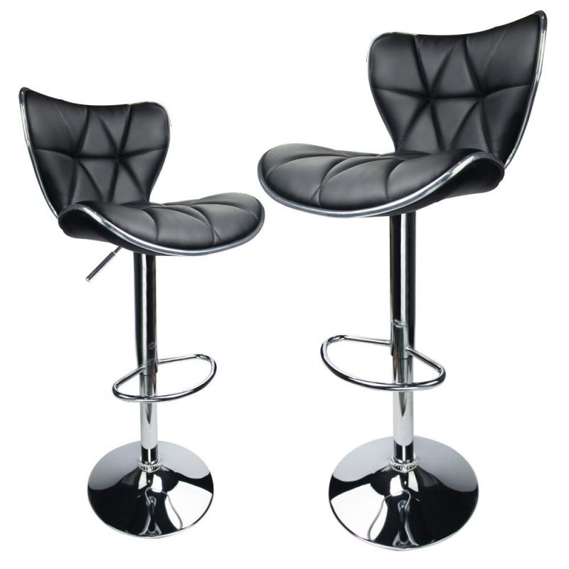 Bar Chair Sale Modern Stainless Steel High Counter Leather