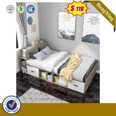 China Factory Modern Wooden School Dormitory Bedroom Children Living Room Furniture Double Kids Bed