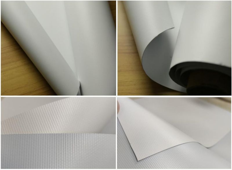 440GSM 550GSM Windproof Window Shades Shutters Roller Blinds Blackout Window Curtain Fabric