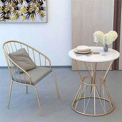 High Quality Luxury Coffee Table Modern Living Room Furniture Style Marble Top Dining Table
