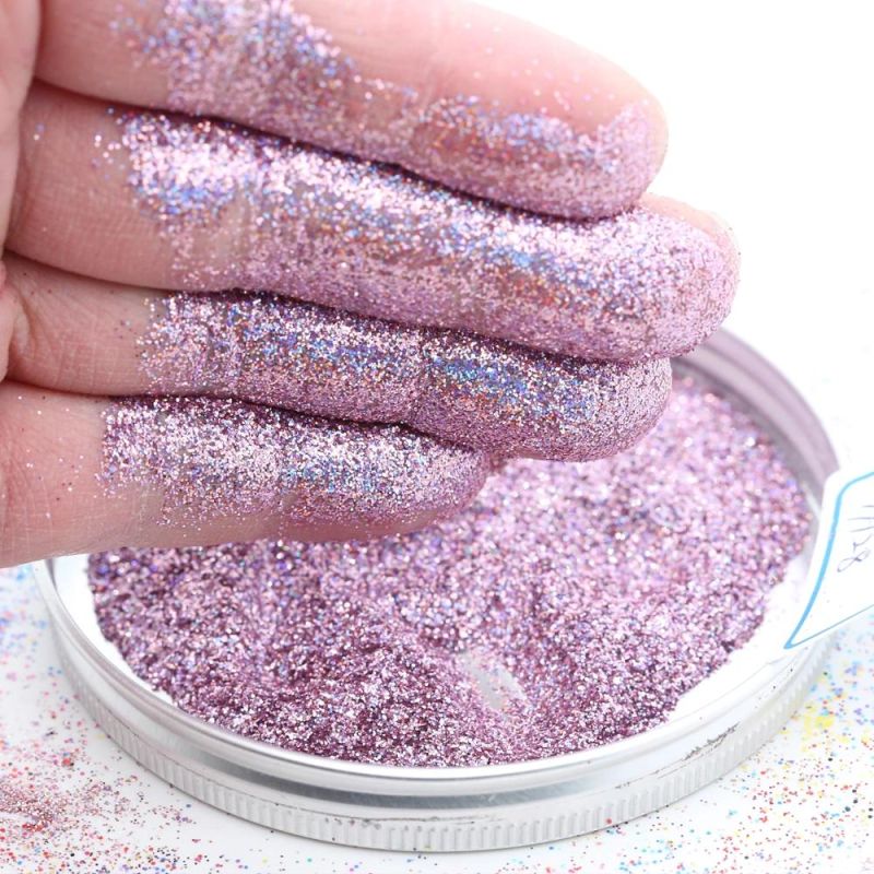 Ultra Fine Holographic Chunky Craft Glitter Powder for Cosmetic Makeup