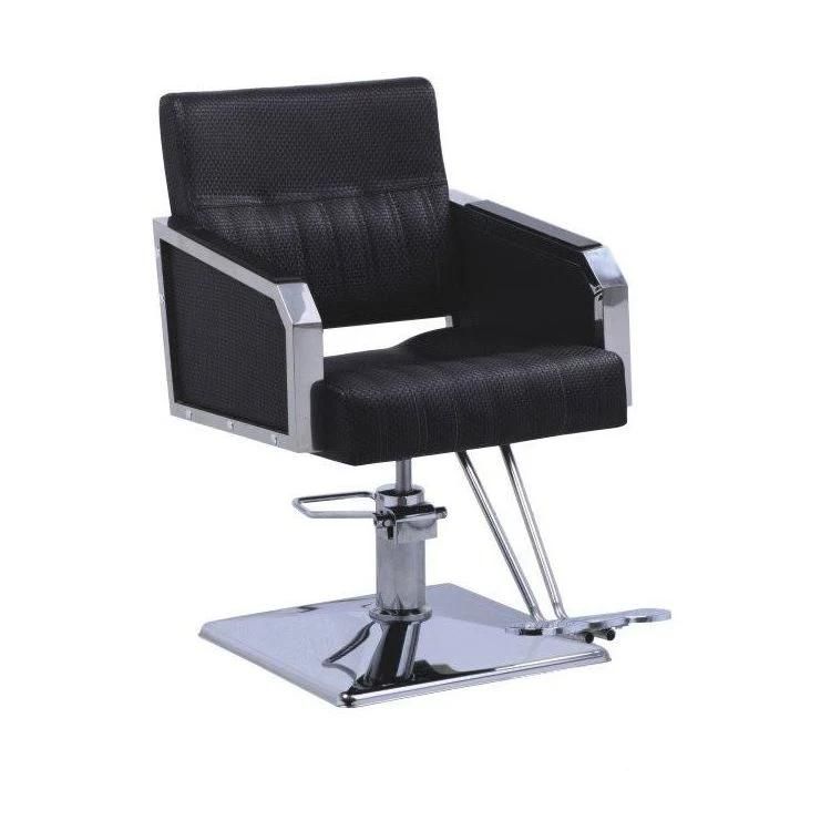 Hl-7287 Salon Barber Chair for Man or Woman with Stainless Steel Armrest and Aluminum Pedal