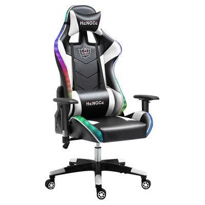 OEM ODM Wholesale Adjustable High Back LED Light Comfy Gaming Chair Racing RGB PC Game Chair Computer Chair