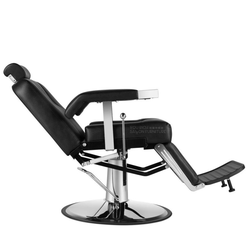 Reclining Hydraulic Pump Cadeira De Barbeiro Silla De Peluquero Modern Barber Chair