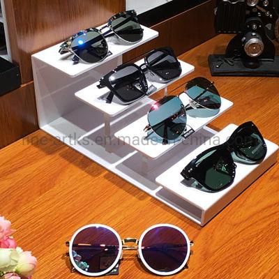 Retail Shops Custom Counter Top 4 Layers Acrylic Sunglasses Display Stand