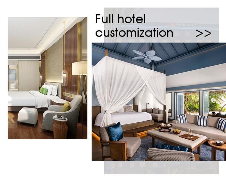 Customize Hotel/Apartment/Villa /House Room King & Twin Bedroom Loose & Fixed Modern Furniture