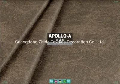 Hotel Textile Rhinoceros Skin Texture Upholstery Leather Sofa Fabric