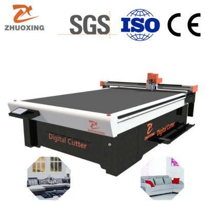 Zx-2030V Large Size Oscillating Knife Cutting Machine for Upholstered Sofa