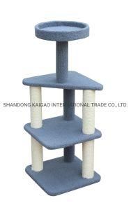 4 Storey Cat Furniture with Comfortable Lamb and Durable Sisal Cat Tree