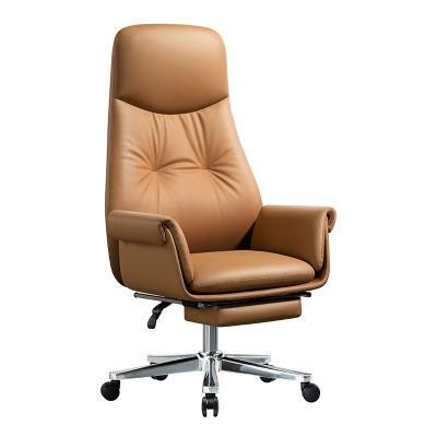 Customized Furniture Wholesale Modern High Back Ergonomic Swivel Executive Luxury Leather Boss Office Chair