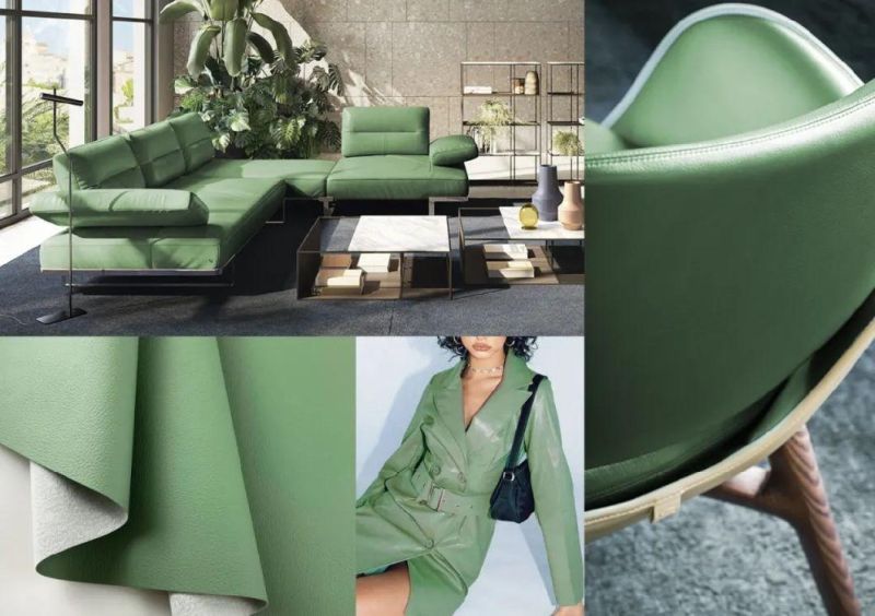 Home Textile Calfskin Pattern Super-Bionic Nappa Leather Furniture Fabric