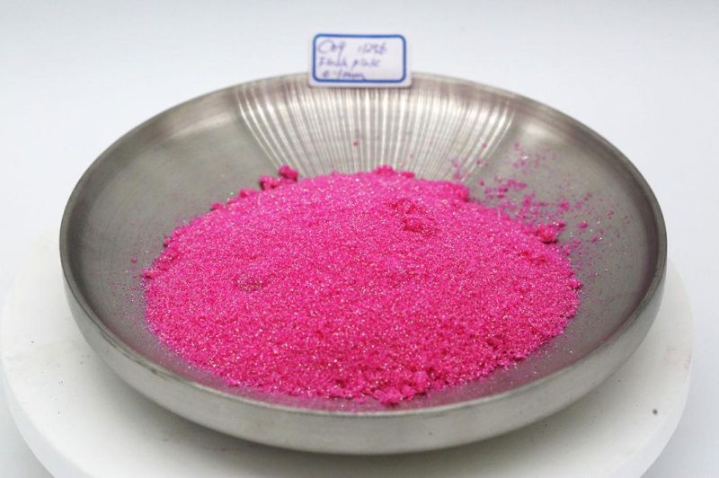 Antimony Test Qualified Rainbow Pink Outfits Neon Cosmetic Glitter Powder for Decorative Lipgloss Nail Eyeshadow