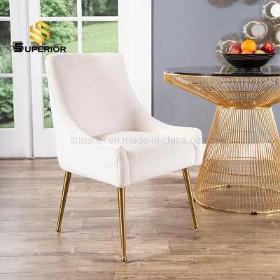 Fashionable Knocker Design Dining Room Steel Metal Chairs