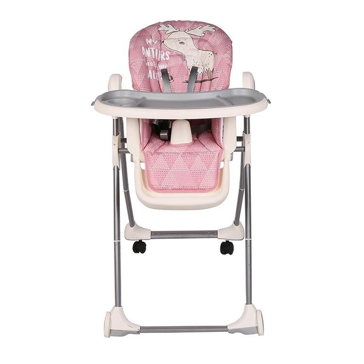 En14988 Baby High Chair for Baby Feeding with Double Tray