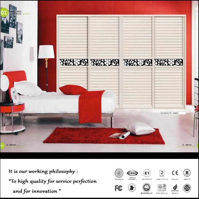 Highg Quality UV Sliding Door Wardrobe (FY2564)