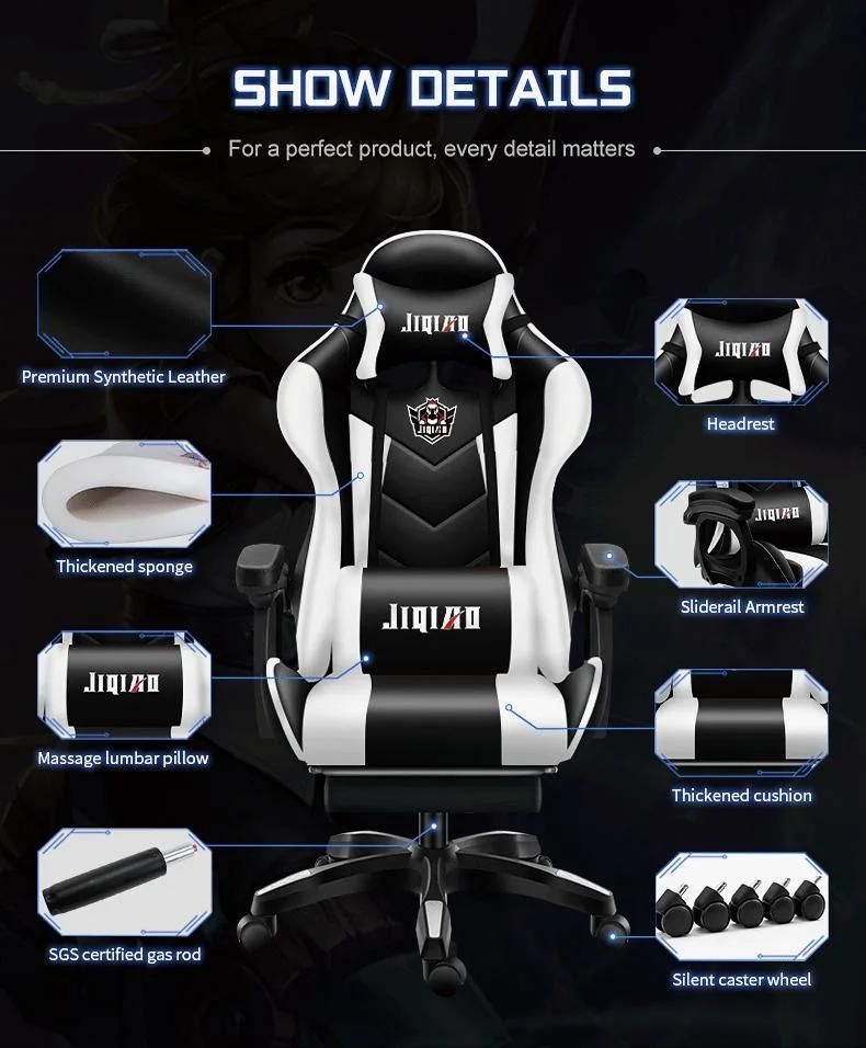 CE Approval Computer Gaming Office Chair PC Gamer Racing Ergonomic Comfortable Leather Chair