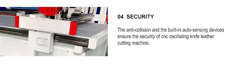 CNC Cutting Machine with Oscillating Knife for Cutting Carton Sponge MDF