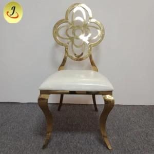 Modern New Design Rose Golden Stainless Steel Chair