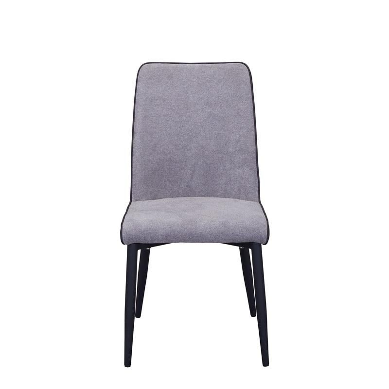 Modern Home Furniture PU Leather Fabric Upholstered Seat Dining Chair for Living Room