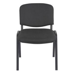 Modern Banquet Chair for Hotel with Black Vinyl Upholstered and Plastic Shell